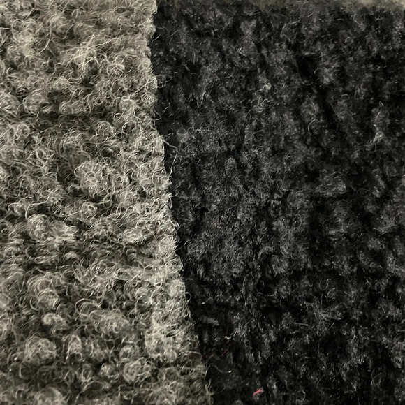 Soyaconcept Women’s Longline Sweater Large Zip Up Teddy Bear Gray Black - Picture 7 of 13